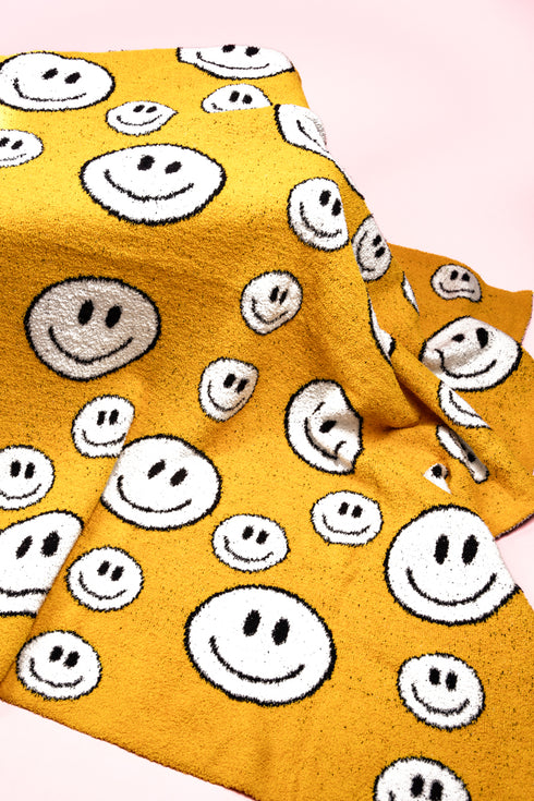 SALE! Cozy Cuddles Big Smiles Blanket