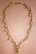 From The Heart Goldtone Necklace