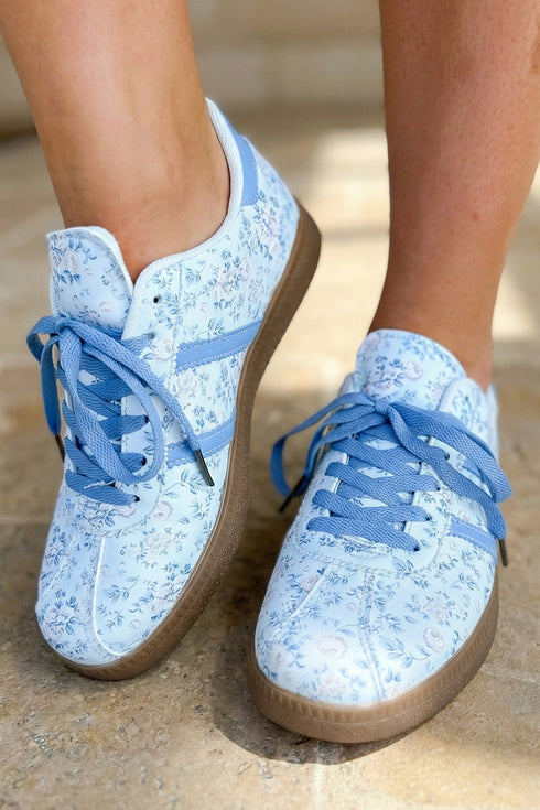 A Walk In The Park Lace Up Sneakers