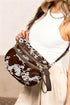 Mocha Curve Crossbody Bag