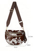 Mocha Curve Crossbody Bag