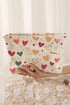 Heart Full Of Love Corduroy Makeup Bag