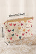 Heart Full Of Love Corduroy Makeup Bag