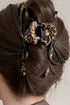 Spotted Luxe Leopard Fabric Hair Claw