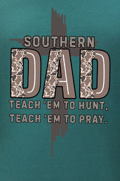 Camo Southern Dad Comfort Colors Adult Ring-Spun Cotton Tee