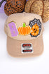 Boo Pumpkin Otto Khaki Trucker Hat