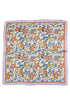 Let Your Dreams Blossom Purple Square Satin Scarf
