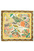 Jungle Edit Taupe Square Satin Scarf