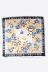 Parisian Cafe Navy Square Satin Scarf