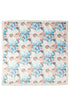 Painted Garden Beige Square Satin Scarf
