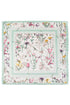Wildflower Whimsy Mint Square Satin Scarf