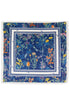 Wildflower Whimsy Navy Square Satin Scarf
