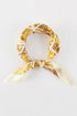Modern Rhythm Mustard Square Satin Scarf