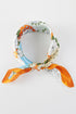 Summer Dreams Orange Square Satin Scarf
