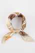 Wild Stallions Orange Square Satin Scarf