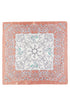 Gilded Grace Rust Square Satin Scarf