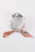 Gilded Grace Rust Square Satin Scarf