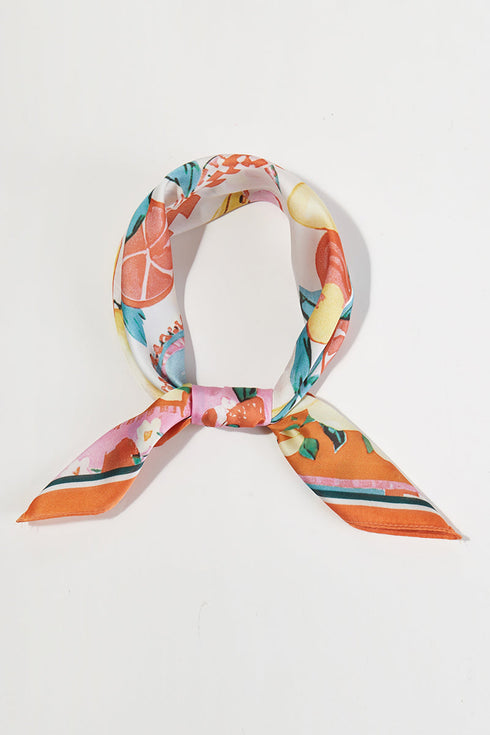 Tropical Appeal Square Satin Scarf