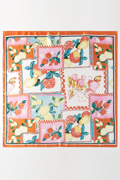 Tropical Appeal Square Satin Scarf