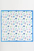 Ocean Hour Blue Square Satin Scarf