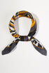 Wild Intent Mustard Square Satin Scarf