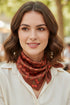 Cherry Twilight Square Satin Scarf