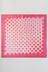 Forward Motion Pink Dots Square Satin Scarf