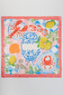 Coastal Cafe Coral Square Satin Scarf