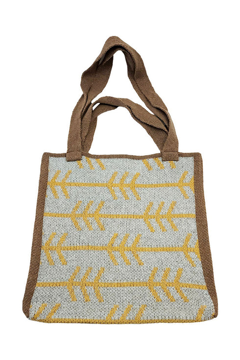 Broken Arrow Knitted Bag