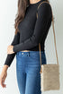 Winter Park Taupe Sherpa Crossbody
