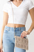 Boho Burst Ivory Faux Leather Crossbody