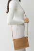 The Tori Camel Faux Leather Crossbody