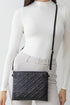 The Verona Crossbody Clutch, Black