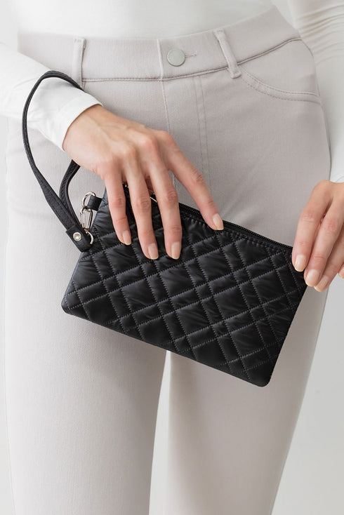 The Verona Wristlet Pouch, Black