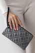 The Verona Wristlet Pouch, Hematite