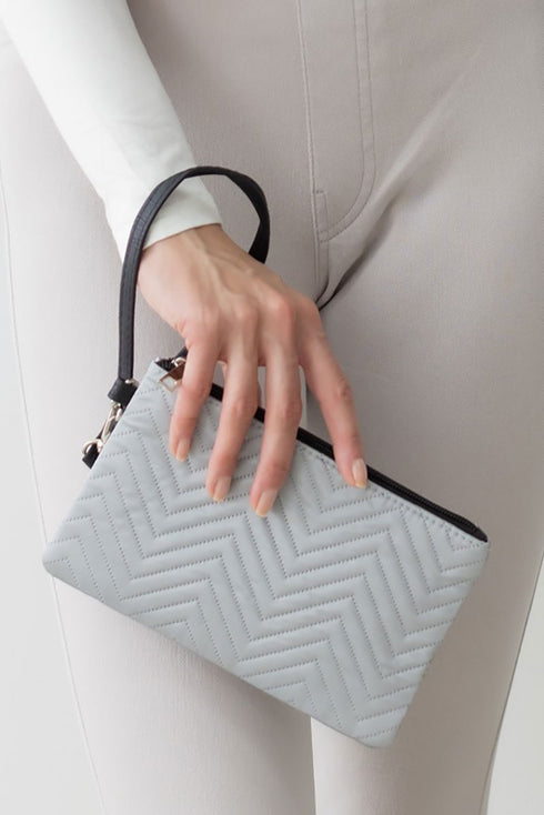 Under Your Spell Wristlet Pouch, Gray