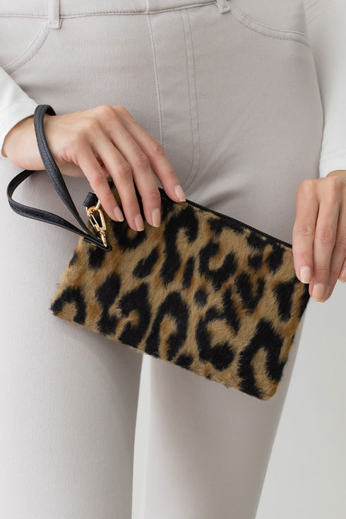 Panther Valley Wristlet Pouch, Brown