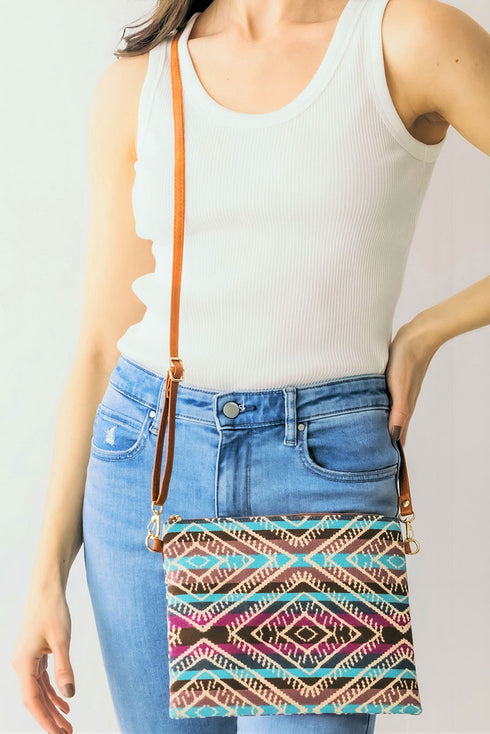 Turquoise Sabino Canyon Crossbody Clutch