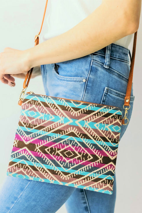 Turquoise Sabino Canyon Crossbody Clutch