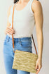 Hidden Hills Beige Crossbody Clutch