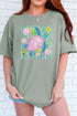 Turtle Coastal Garden Comfort Colors Adult Ring-Spun Cotton Tee