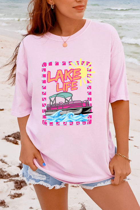 Sunny Lake Life Comfort Colors Adult Ring-Spun Cotton Tee