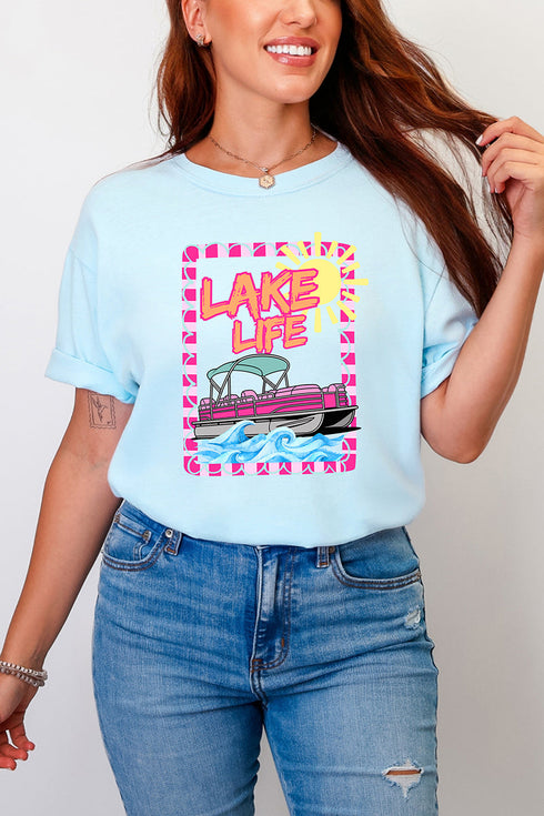 Sunny Lake Life Comfort Colors Adult Ring-Spun Cotton Tee