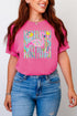 Flamingo Coastal Garden Comfort Colors Adult Ring-Spun Cotton Tee