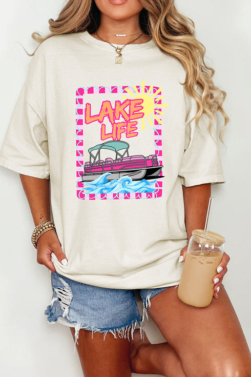 Sunny Lake Life Comfort Colors Adult Ring-Spun Cotton Tee