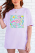 Flamingo Coastal Garden Comfort Colors Adult Ring-Spun Cotton Tee