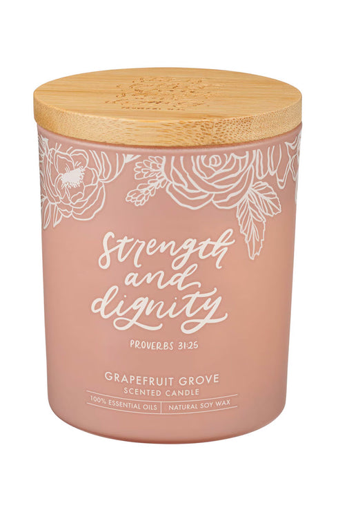 Strength and Dignity Grapefruit Grove Scented Candle