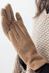 One Pair Stella Diamond Smart Touch Gloves, Taupe