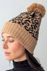 Catskills Skiing Pom Pom Beanie, Brown