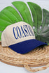 Coastal Embroidered Five Panel Twill Cap